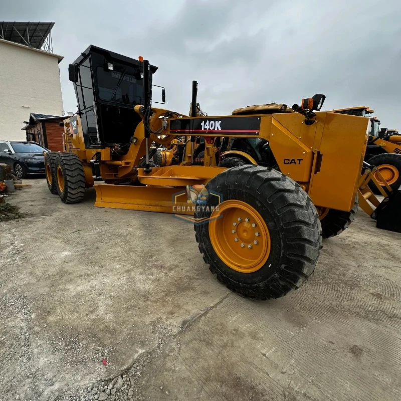 Hot Sale High Quality Used Original Carter Cat140K Front Loader and Skid Steer Loader Grader Low Hours Low Price For Sale