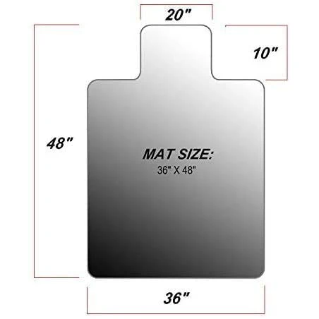 Anti Slip Luxury PVC Vinyl Plastic Grass Office Chair Mat for Hardwood Floors Rolling Chair Mats