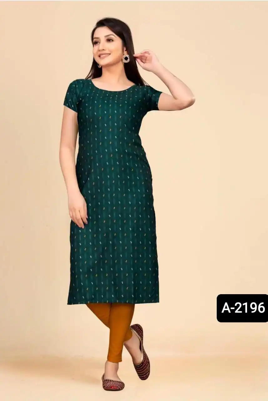 Indian Wear Beautiful Digital Printed Kurtis for Daily Wear and Casual Wear Ready Made Kurtis for Women with Plus Size Available