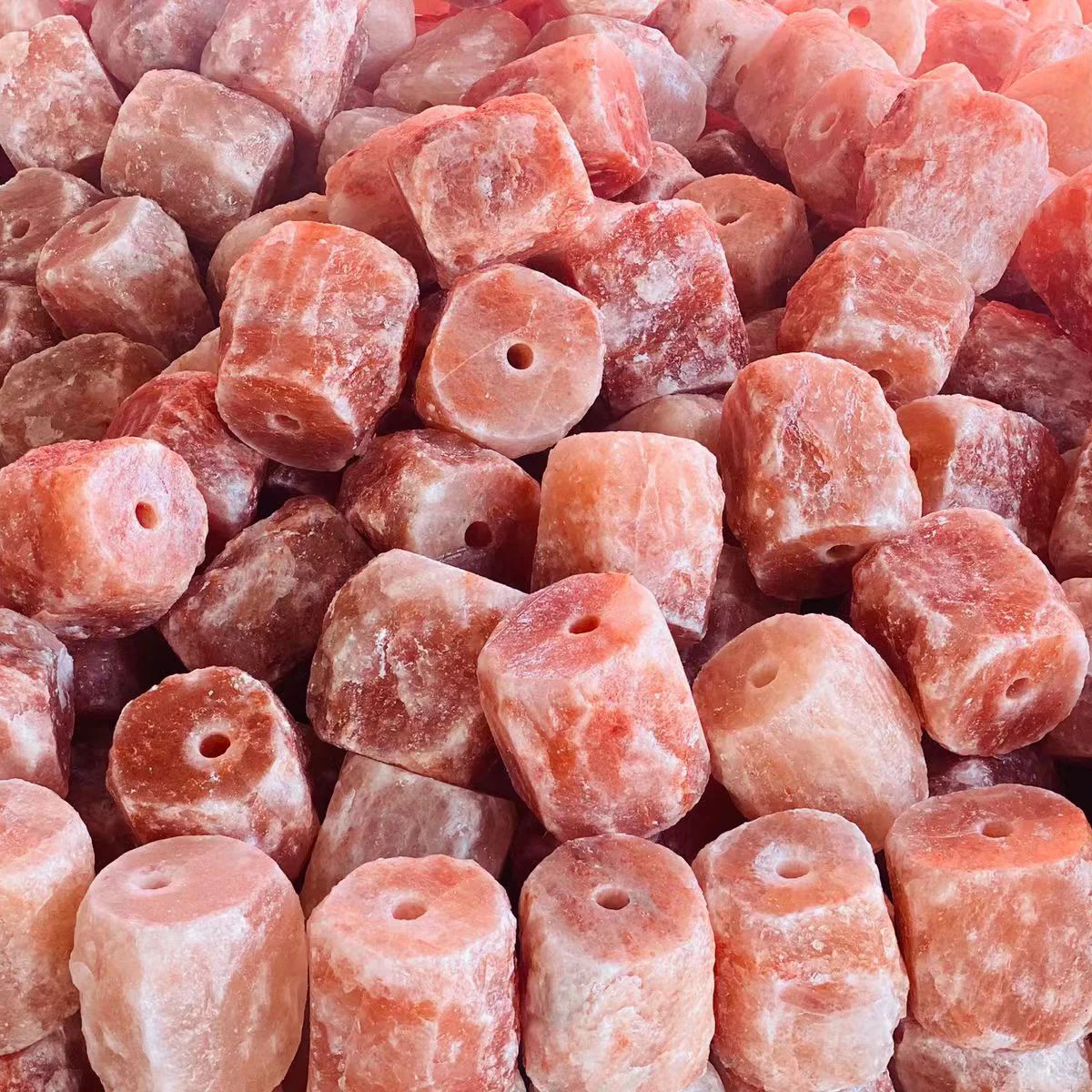 Organic Animal Himalayan Pink Salt Lick on Rope for Horses