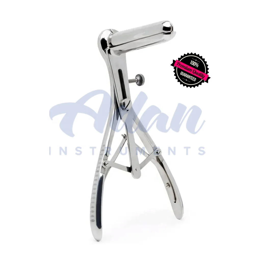 19 CM Top Quality 3 Prongs Mathieu Rectal Anal Speculum with Lockable Grip Handle for Stomach, Intestine & Rectum
