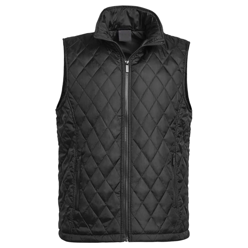 Oversized Lightweight Padded Cropped Puffer Quilted Vest Winter Warm Coat Jacket Puffy Vest Women Zip up Stand Collar Sleeveless