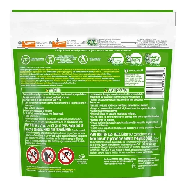 Gain Flings Laundry Detergent Pacs, Original Scent, 14 Count