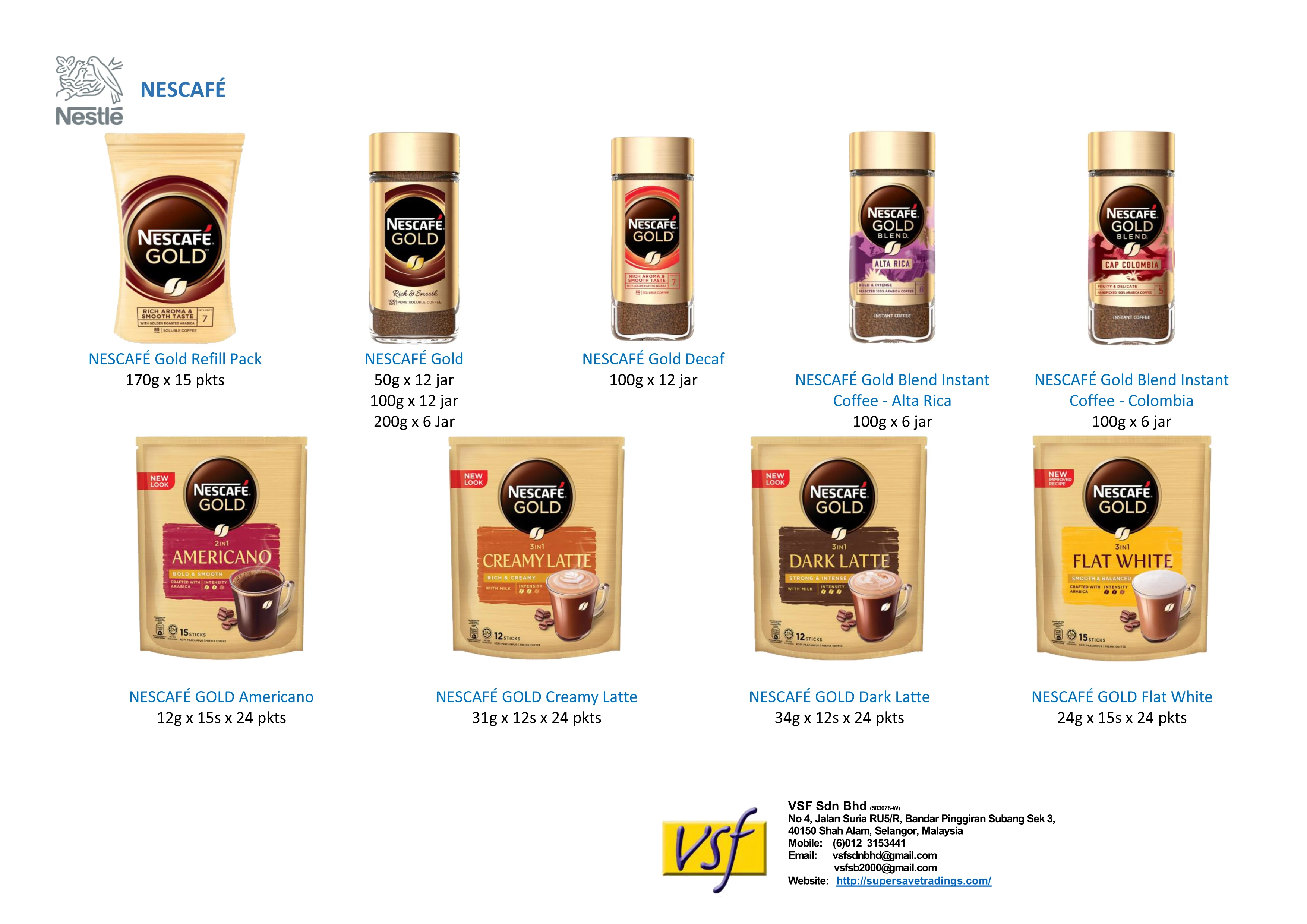 Nescafe Золотой растворимый кофе 200 г x 6 банка