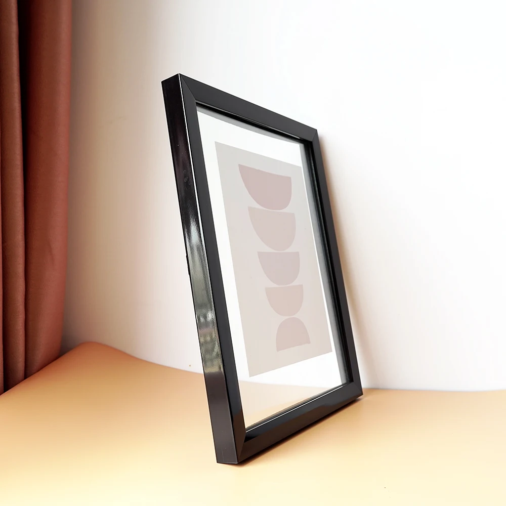 Quality Black Vintage Photo Frame Ps Molding Picture Frame With Plastic