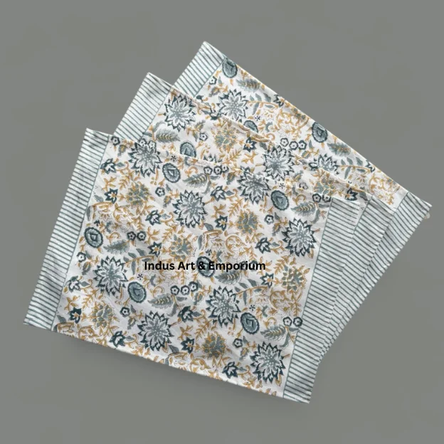 Салфетки и салфетки с ручным принтом