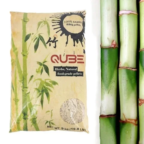 100% natural 2KG low ash bamboo flavor wood pellets for BBQ Accessories