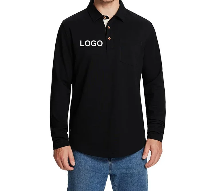 Sublimation Printing 100% Polyester Rib Cuff Collar Button Up Long Sleeve Blank Custom Logo Polo Fishing Shirts
