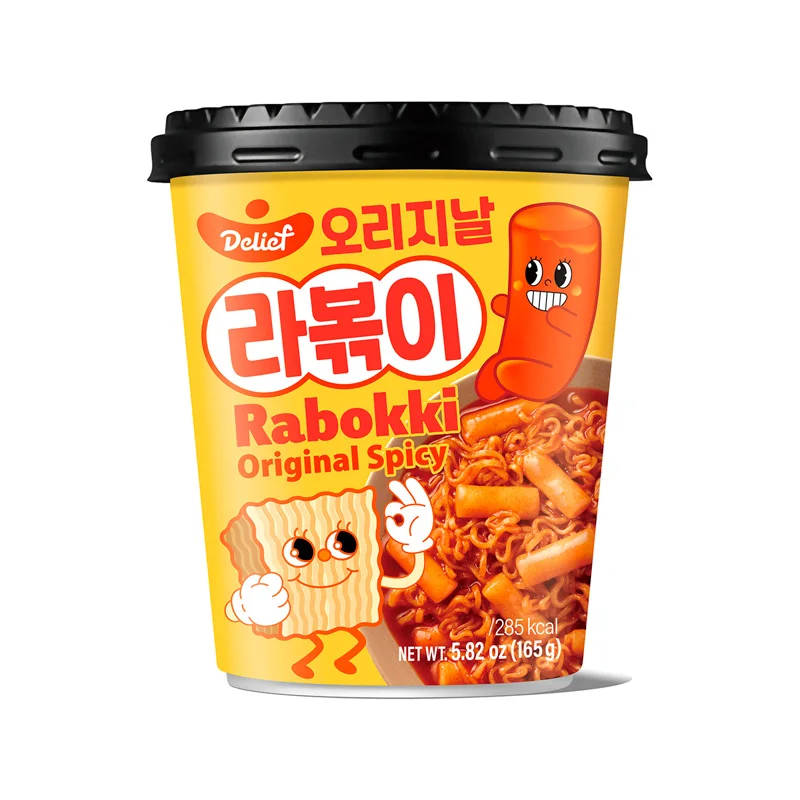 DELIEF Rabokki сладкий и пряный вкус 165 г x 24