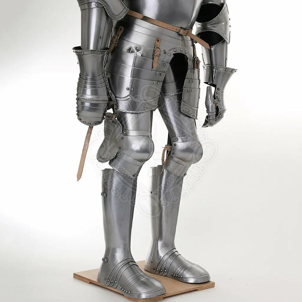 Medieval Templar Medieval Wearable Knight Combat Armor Full Suit With Stand