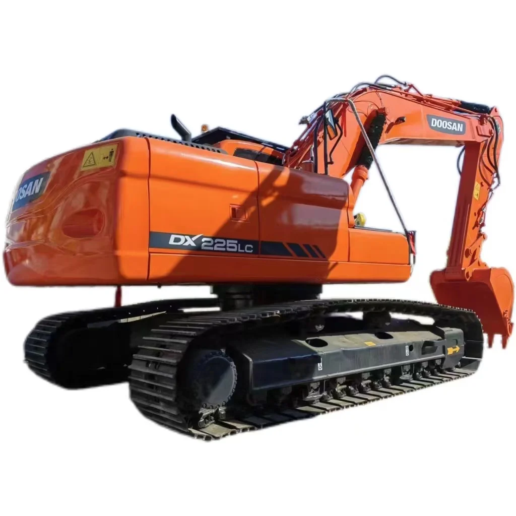 Uesd Doosan DX225 22Ton Hydraulic Digger Machine Secondhand  DoosanDX225 Used Excavator Cheap Directly For Sale
