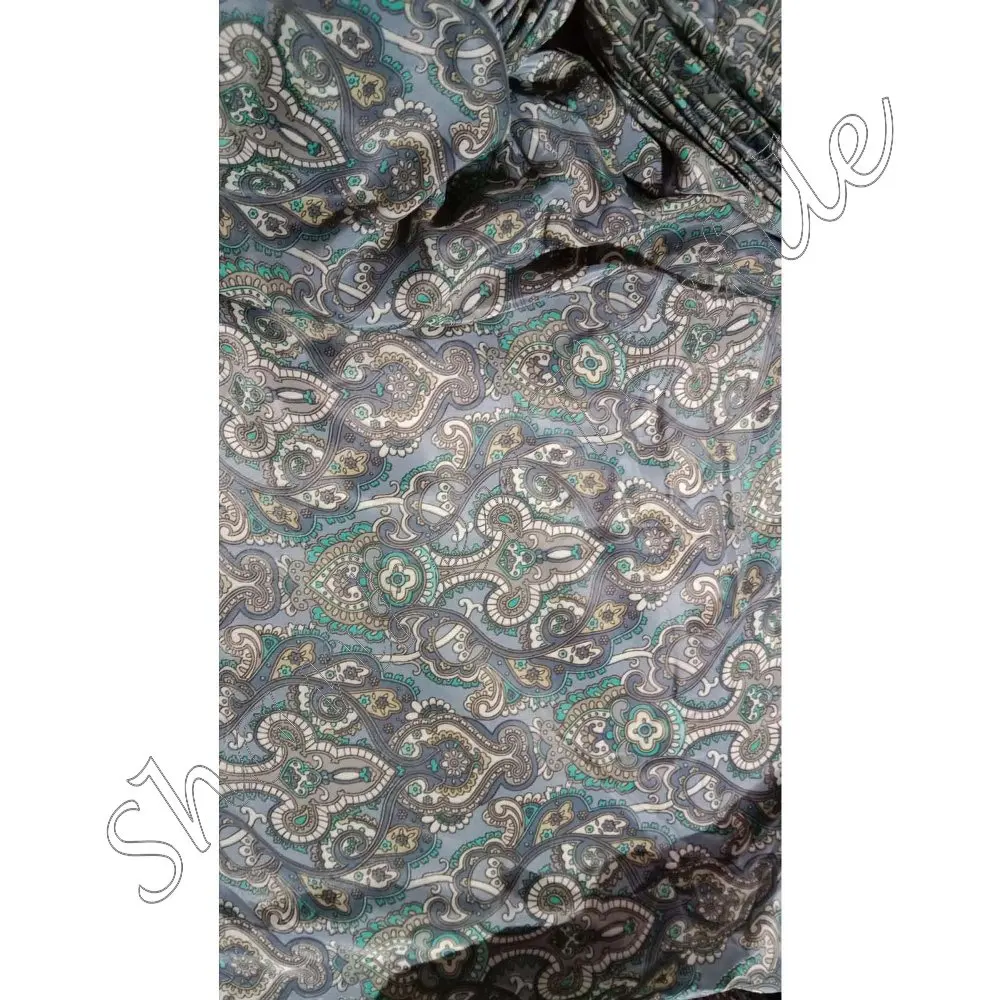 Indian Sanganeri Hand Block Mughal Buta Print 100% Cotton Kimono Rob Fabric New Design Plain Kimono Rob Fabric Dying & Printing