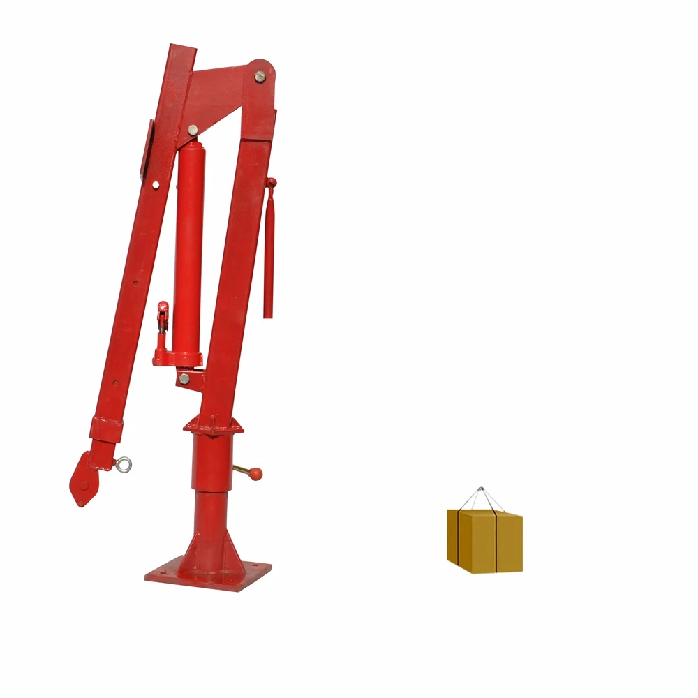 Сертификация CE поставка с завода в Китае 12В 24В Мини 500kgs 800kgs 1ton небольшой пикап подъемный кран-манипулятор Кабельная