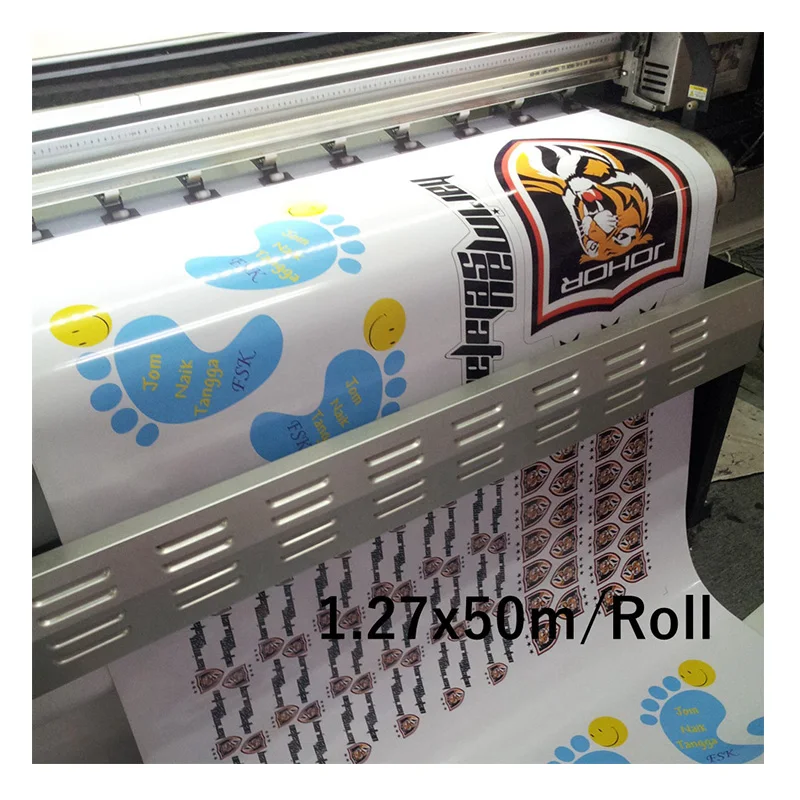 transparent self adhesive vinyl sticker pvc vinyl roll DERFLEX advertising printing material pvc banner rolls