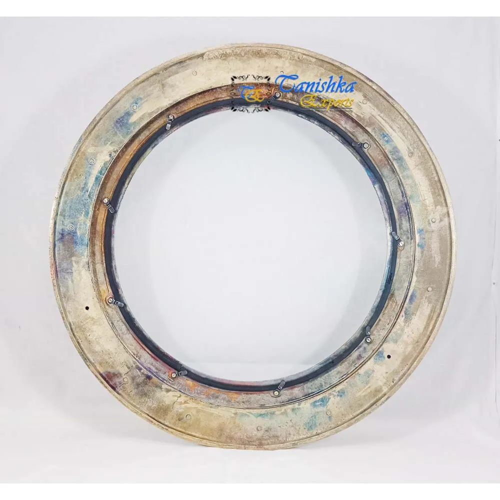 Brass Antique Finished porthole Aluminum with Glass round Ship Porthole customized Marine Porthole ship window at low price