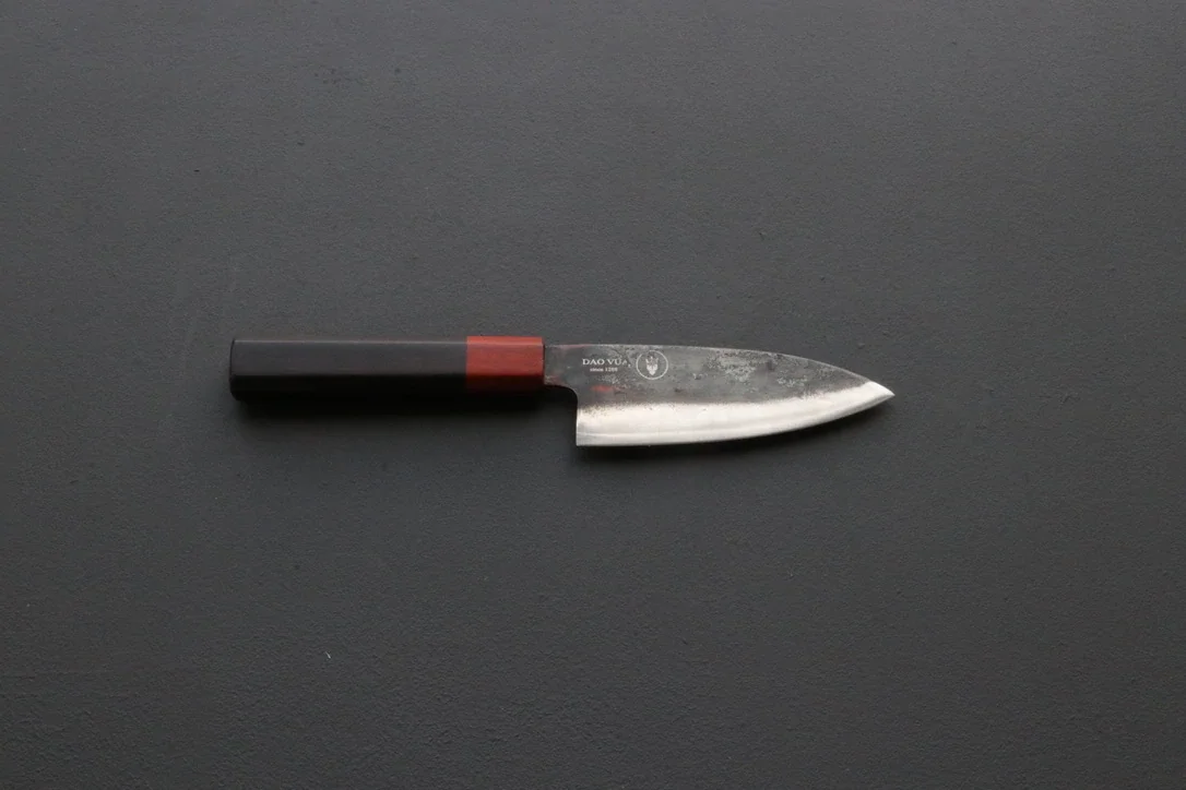 Kitchen Knife Tall Petty 130 Hand Forged Knife Handle Chef Knives Russian Leaf Spring - Carbon Steel Sustainable,stocked