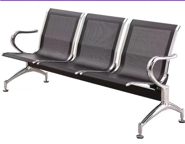 Factory Custom Airport Queuing Waiting Chair 1/2/3/4/5 Seats Stainless Steel Hospital Infusion Bench