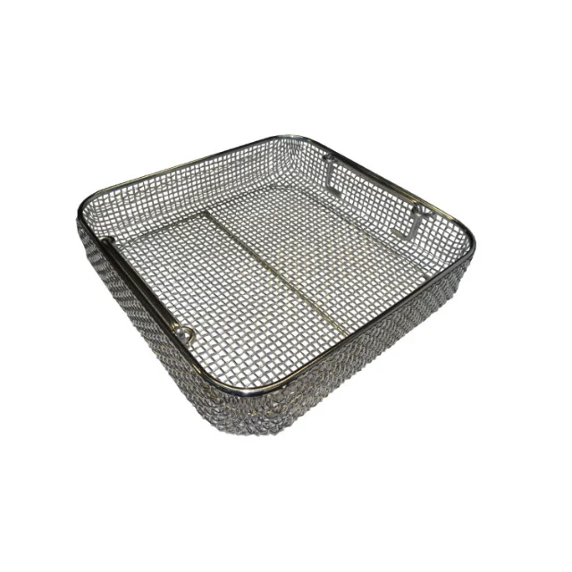 Medical Hollowware EO Sterilization Basket Flexible Endoscopes Healthcare Storage Endoscopy Stone Baskets Tray Steel Surgical