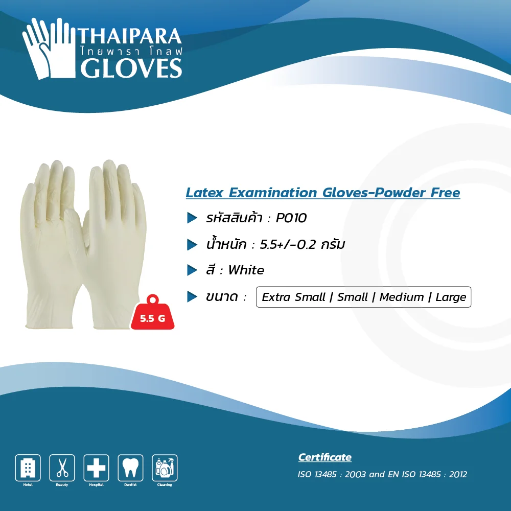 Safety Glove Nitrile Disposable form thailand