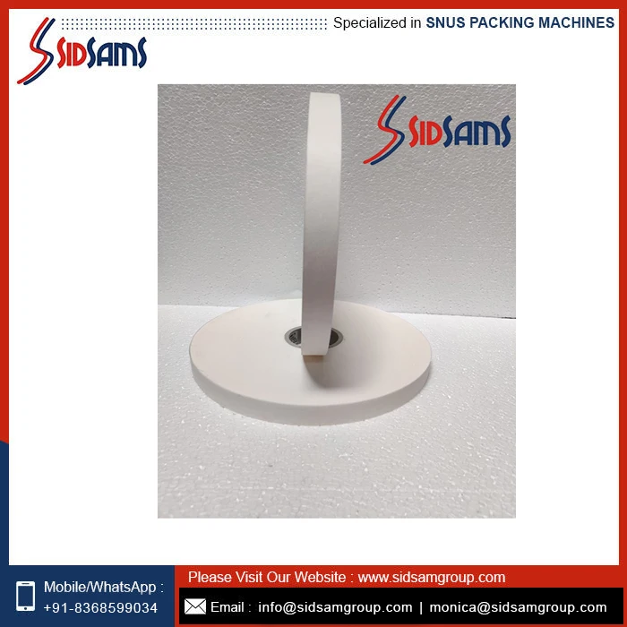 Новая Высококачественная упаковочная фильтровальная бумага Snus для использования в упаковочной машине