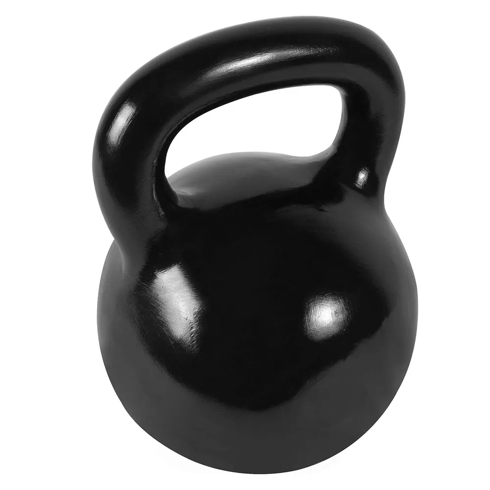 Custom Logo Kettlebell Unique Design Competition Kettle Bell Weights Gym Black Cast Iron Powder Coated Kettlebell