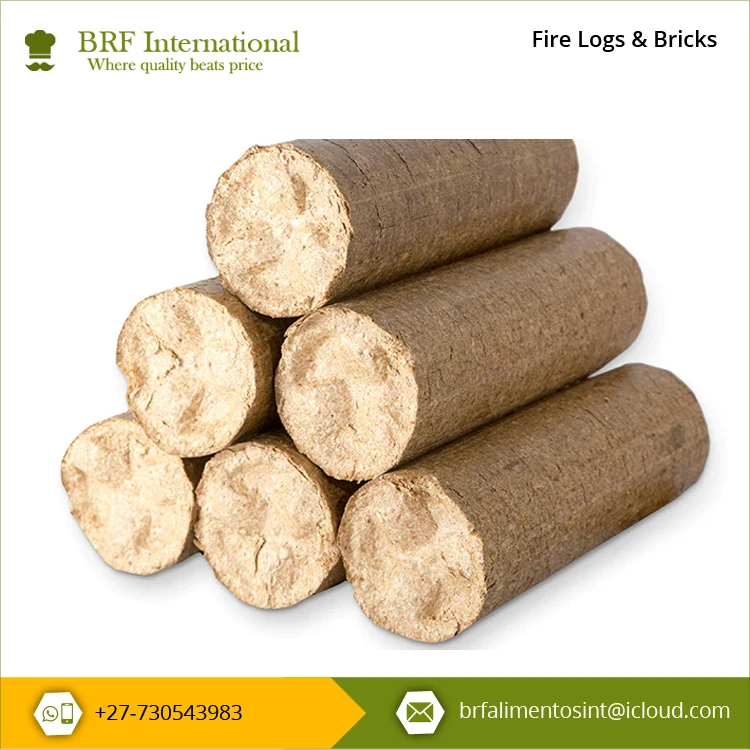 Easy to Use Intense Heat Output Compressed Wood Fire Logs & Bricks for Genuine Bulk Buyers