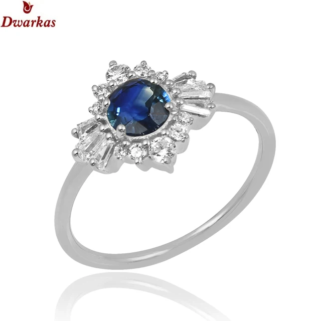 Оптовая продажа на заказ s925 Серебряное кольцо с родиевым покрытием сапфир кубический цирконий уникальный многоцветный камень