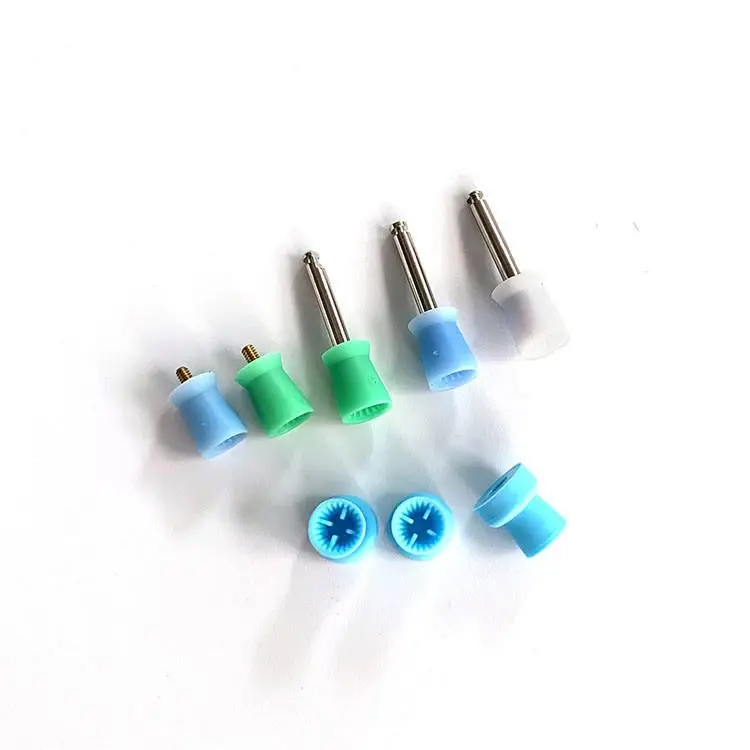 Disposable Latex-Free Silicone Ribbed & Webbed Latch Plain Dental Prophylaxis Polishing Cup RA