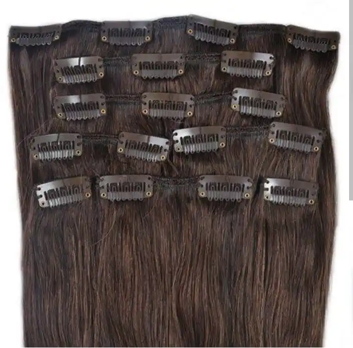 100% Human Hair Clip In Extension