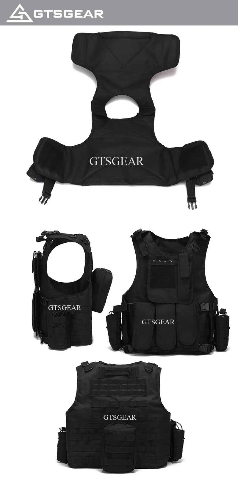 navy seal style molle system tactical weighted combat vest training dedicated vest KSA