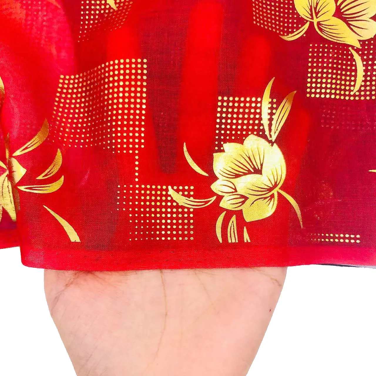 Hot stamping sudanese voile fabric custom fabric printing dresses women African fabrics