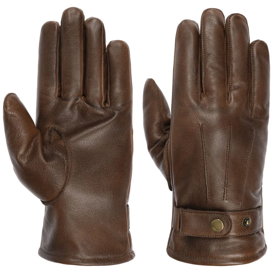Fashion Gloves Winter Wholesale Genuine 2024 Leather Workers Warm Sports Plain Customized Logo Leather Gloves
