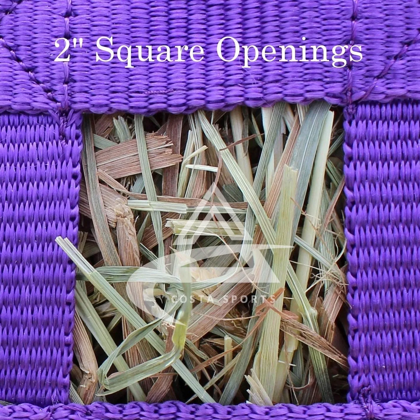 Slow Feed Hey Bag Horse Accessories Durable Hey Bag for Feeding Hey Bag  Feature Material Nylon