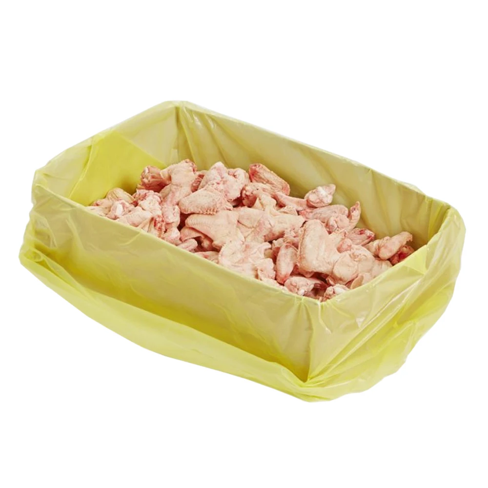 Box Liner High Quality Box Inner Protection Large Sack Color Food Seafood Bag Transparent Biodegradable Plastic HDPE Blue Yellow