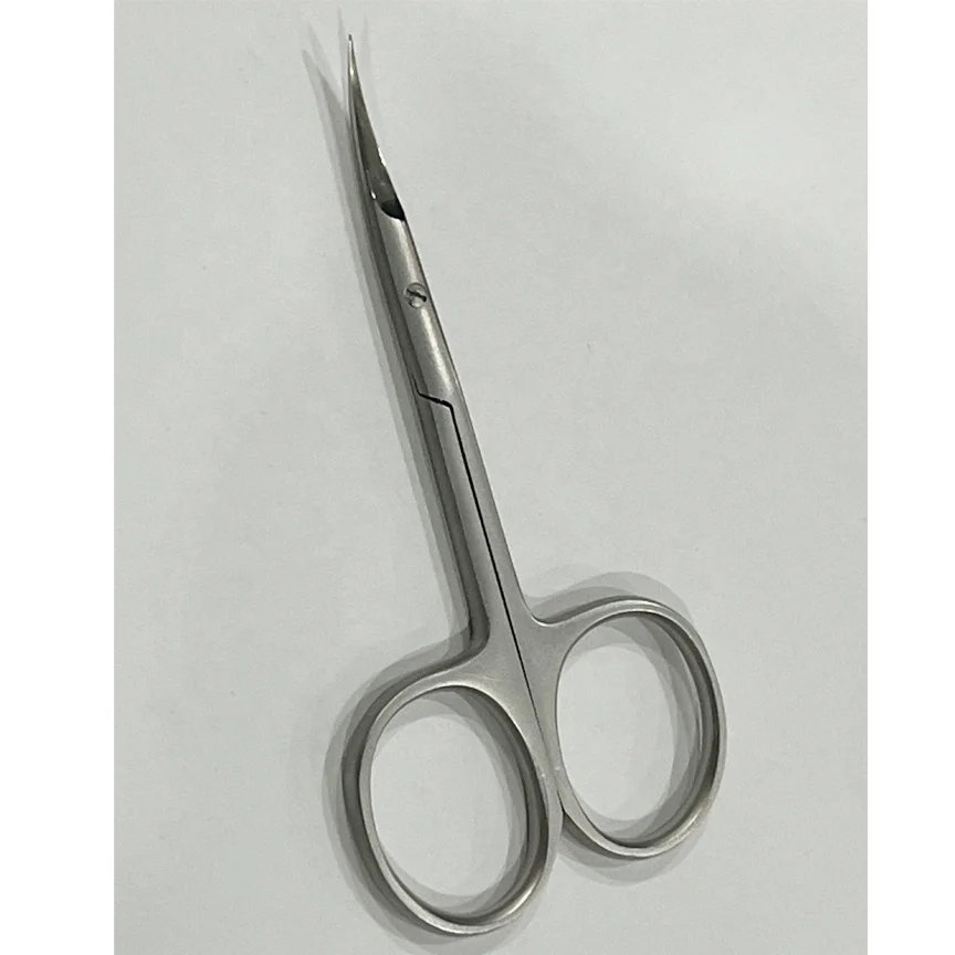 Professional Beauty Nail Scissors with Curved Design Stainless Steel Blade Sharp Tip Custom Logo for Manicure & Cuticle Trimming