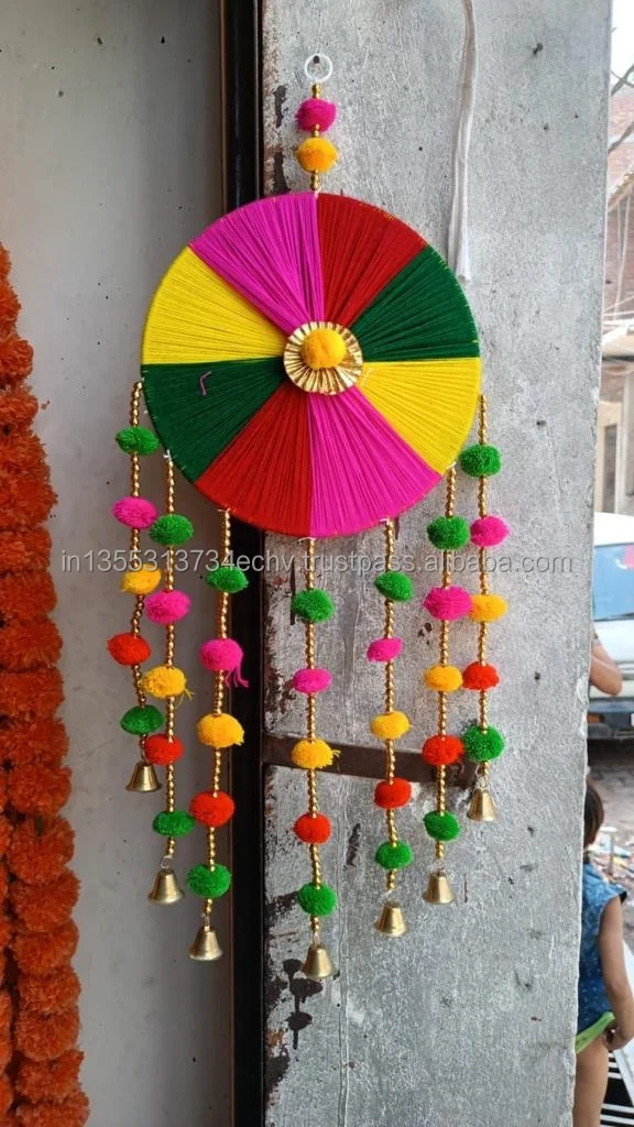 New Arrival Handmade Decoration Item Gota Pati Dream Catchers For All Decoration Home Decor Door Hanging Dorr Valence