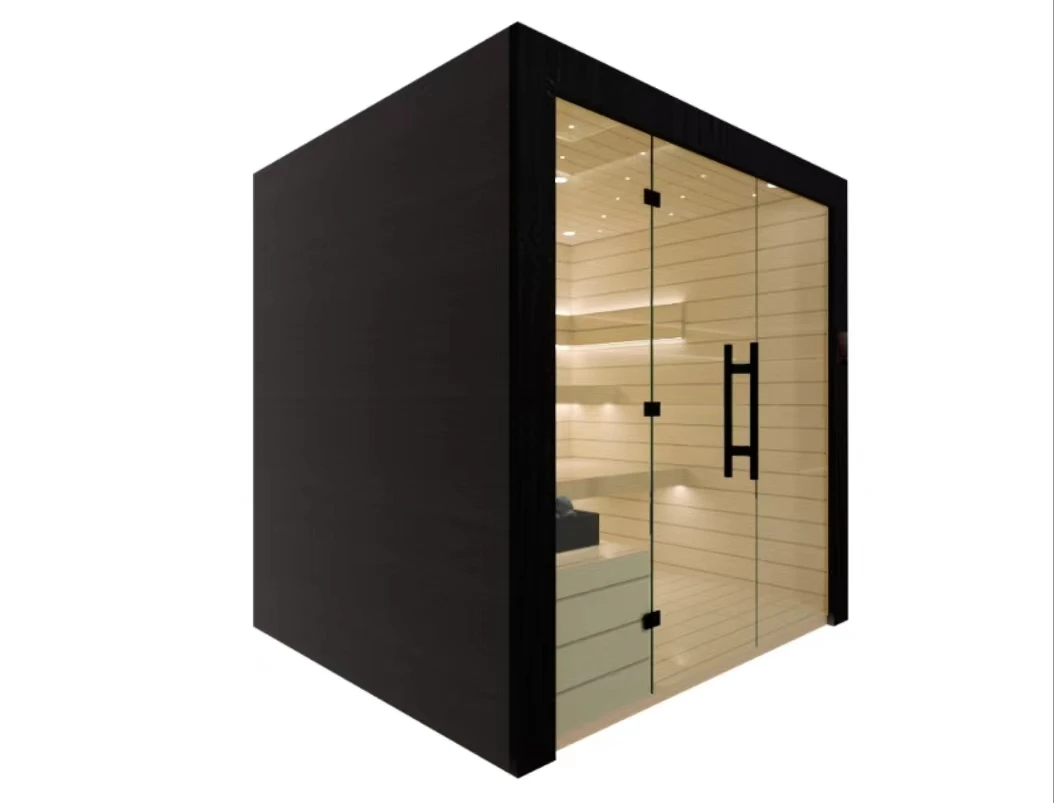 2024 Custom Traditional Steam Sauna Room with Heater Indoor Sauna Room