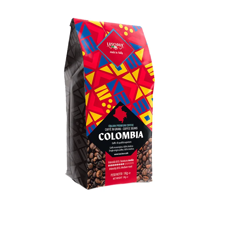Coffee Colombia Arabica Selection - Arabica Coffee Bean - Excellent Quality Roasted Coffee Beans 1kg
