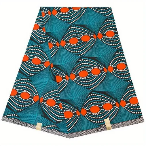 Factory Direct Sale African Holland Hollandais and Kitenge Fabric Real Wax Prints Cotton Fabric for Dressing