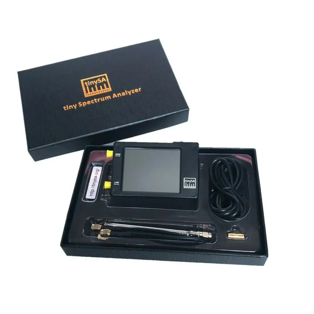 NEW SEALED PORTABLE TINYSA SPECTRUM ANALYZER,SEESII HANDHELD TINY FREQUENCY ANALYZER 100KHZ TO 960MHZ MF/HF/VHF UHF INPUT,SIGNAL