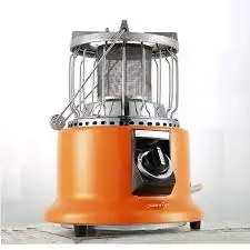 Good Quality Mobile Kerosene Infrared Portable Small Mini Gas Room Heater LPG Camping for Outdoor Blue Steel Key Power Living