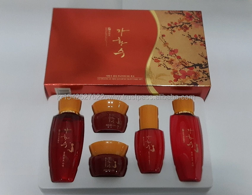 High Quality Jahwangsu Red Ginseng Skin Care 5pc Set MADE IN KOREA Factory wholesale at low price