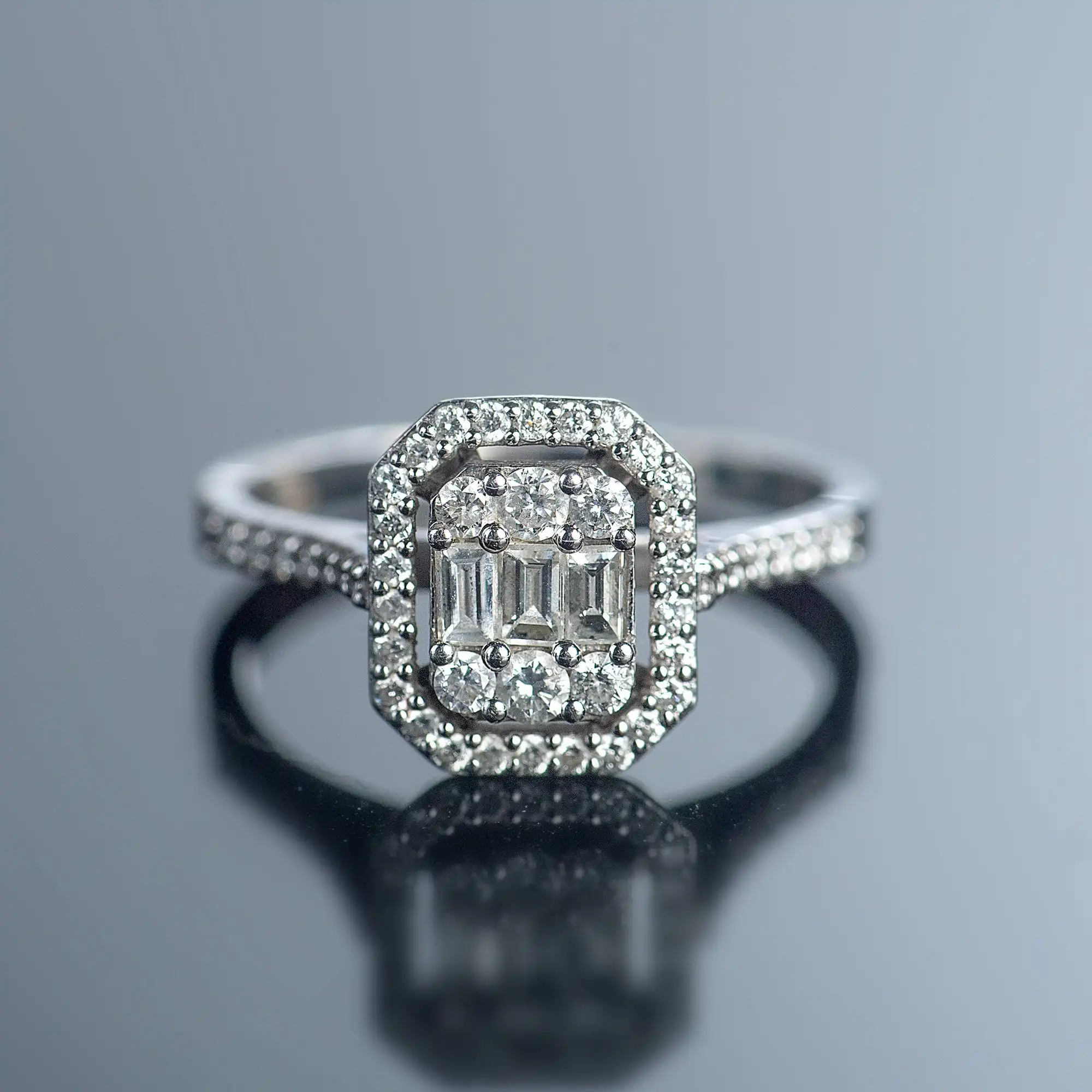 0.35 Ct GIA Certified Diamond Real Natural Diamond in 18k Solid Gold 14k Gold Solitaire Engagement Real Gold Ring