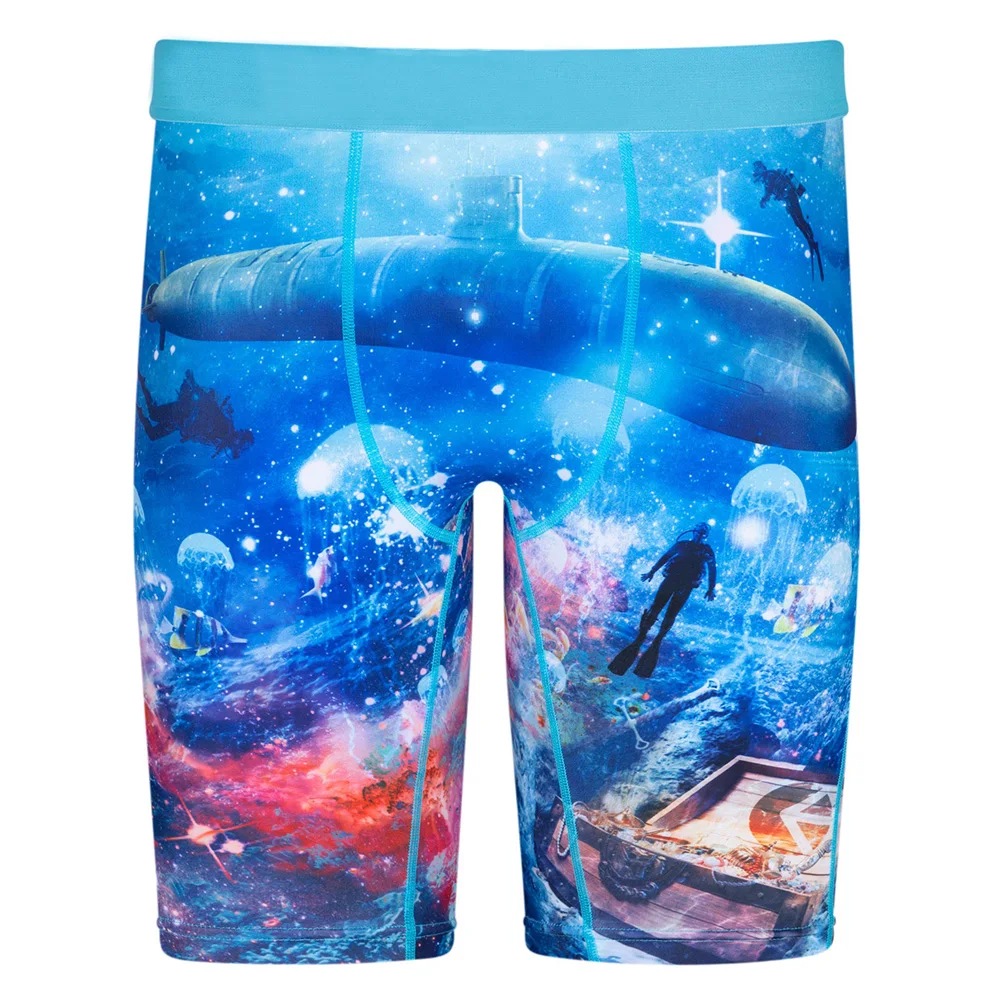 Customized Logo Printed New Design Printed Underwear  / High Quality Custom Made Hot Selling Men Underwear