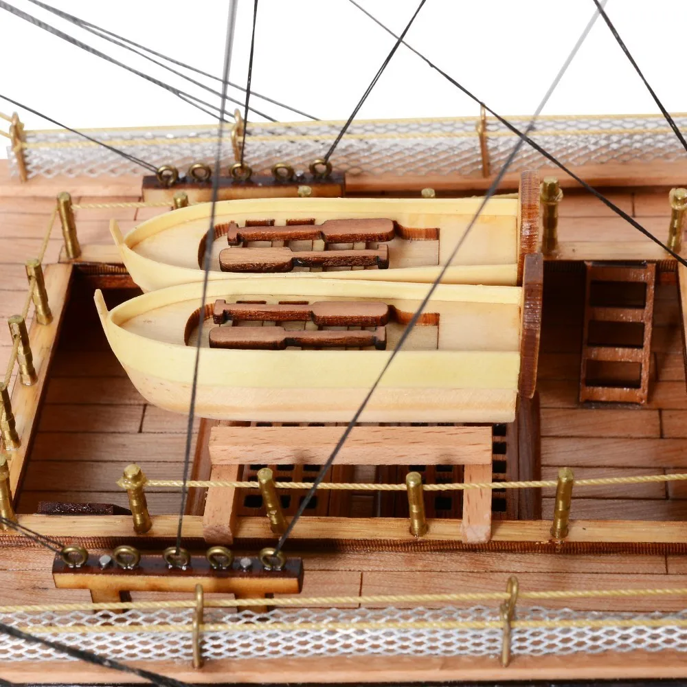 HMS Surprise 60cm Handcrafted Wooden Replica with Display Stand, Collectible, Decor, Gift, Wholesale