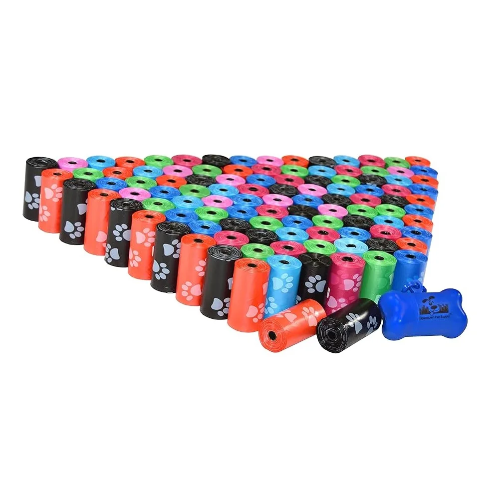 Best in Class Pet Supply Cornstarch Based Compostable Large Poop Bags Custom Logo Printed Poop Bags for Sale from India