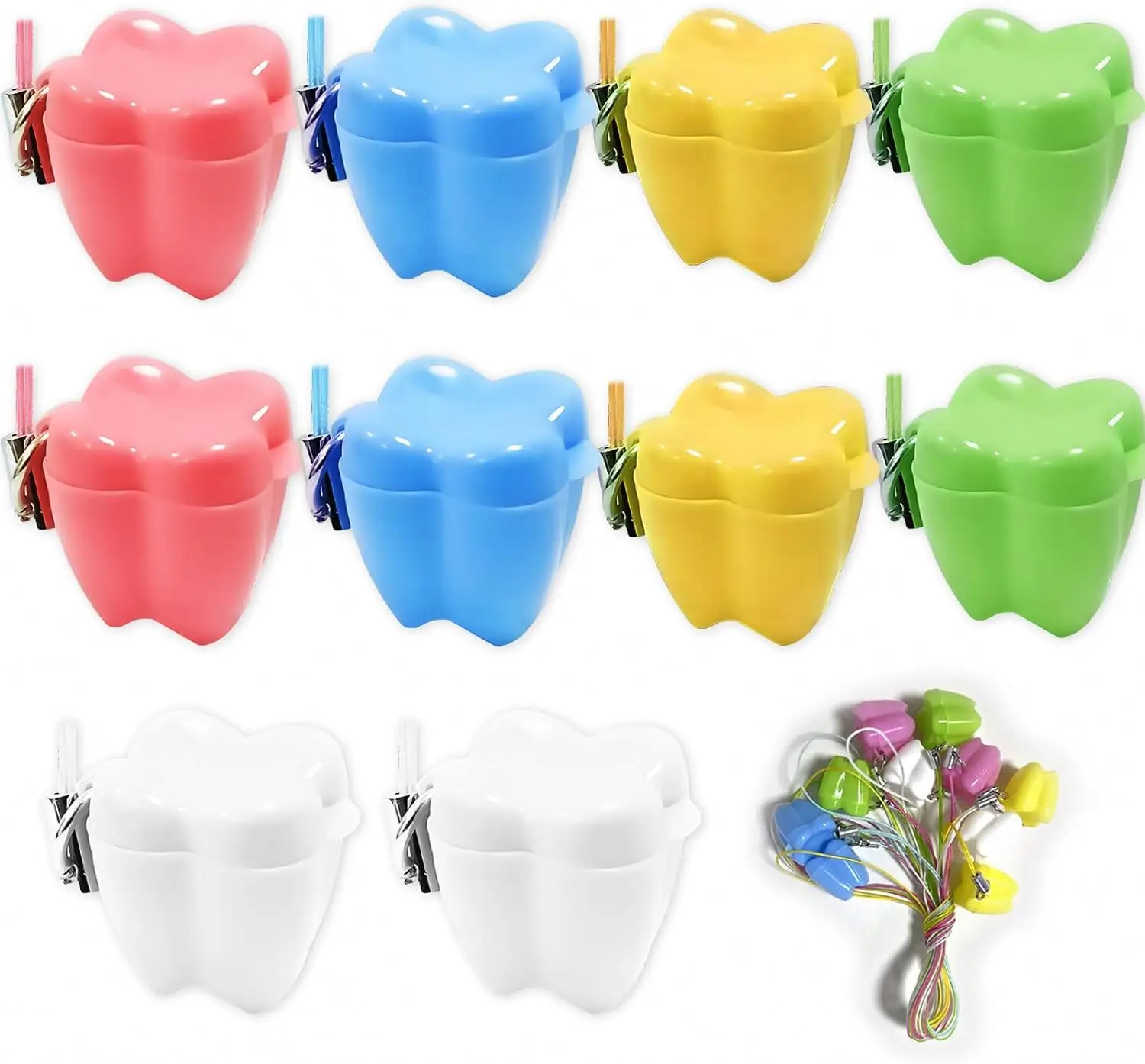 Multi Color Plastic Dental Storage Baby Teeth Box/milk Tooth Box