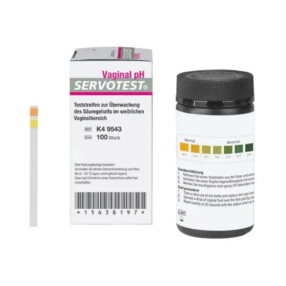 Vervotest вагинальные индикаторные полоски-100 упаковка (100 шт.)