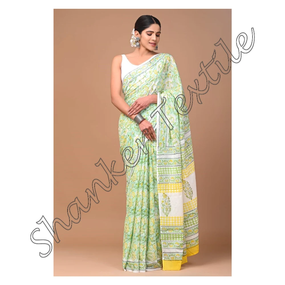 Highest Quality Mulmul With Heavy Weaving Women Saree Buy At Lowest Price Women Wear Cotton Mulmul Saree With Blouse Pieces