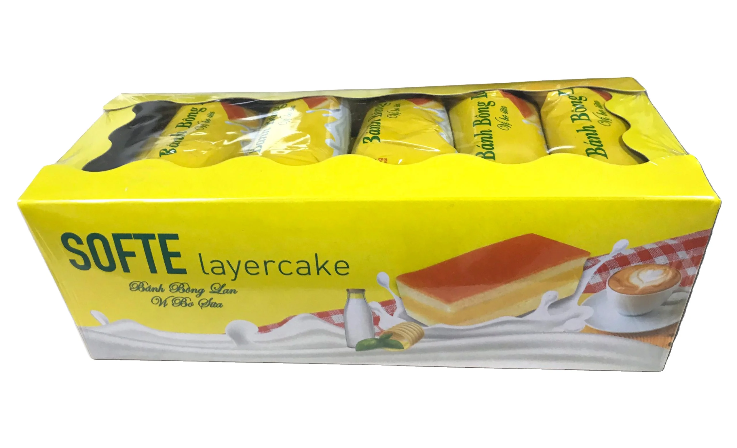 Premium Quality Hot New Product Bao Hung SOFTE Layer Cake - Milk Butter Flavour 300g Made in Vietnam